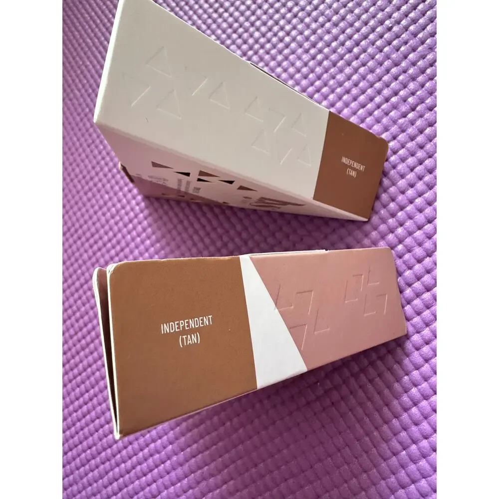 2 LYS Beauty Triple Fix Translucent Loose Setting Powder in Independent Tan NEW